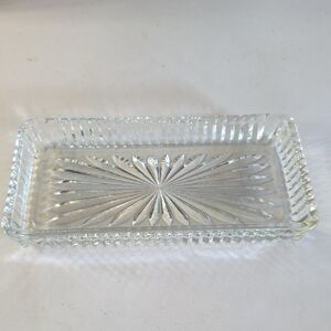 Vintage EAPG (Early American Pattern Glass) Relish or Butter Dish